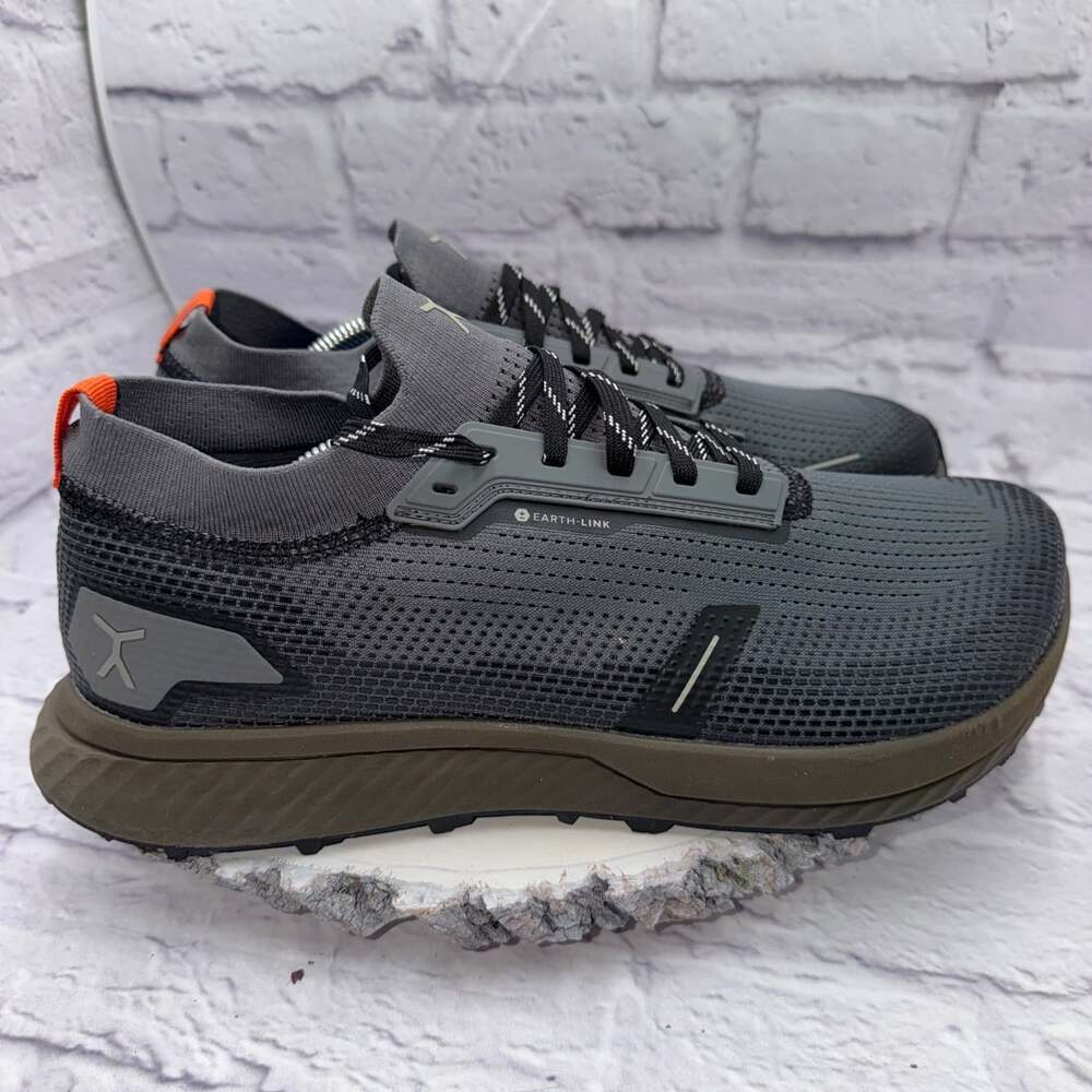 Flux Adapt Trail Runner Gray Olive Flare Mens Size 12.5 Zero Drop Shoes Sneakers